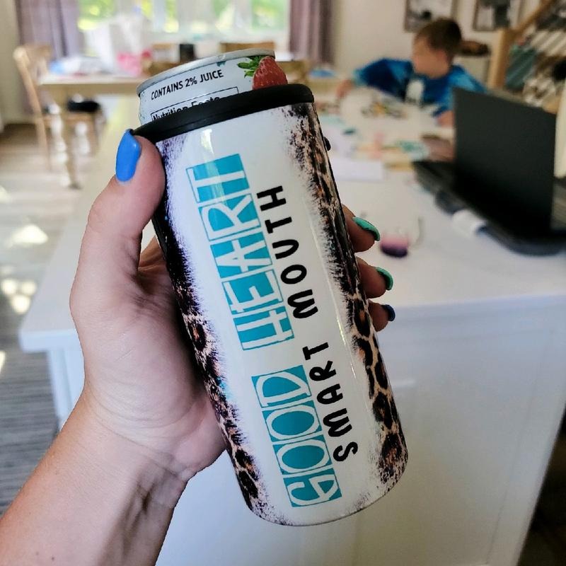 Good Heart Smart Mouth Can Cooler T-Shirts, Hoodie, Sweatshirt | WearSparks.com