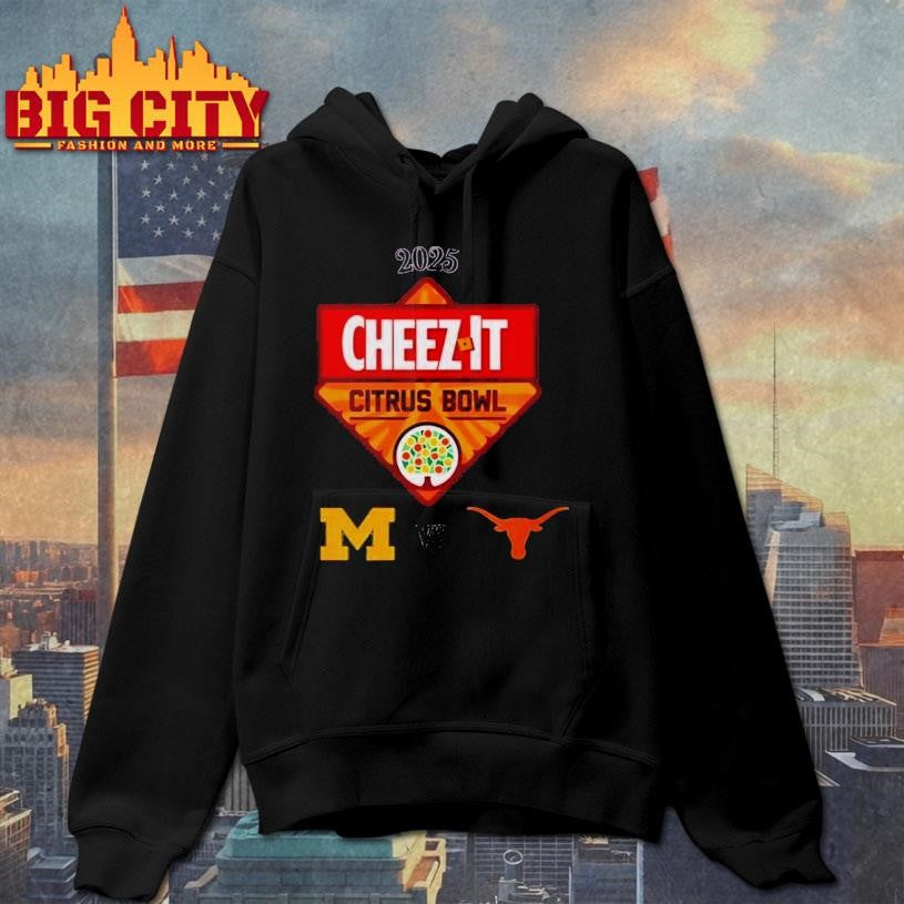 Good Texas Longhorns Vs Michigan Wolverines 2025 Cheez-It Citrus Bowl Shirt