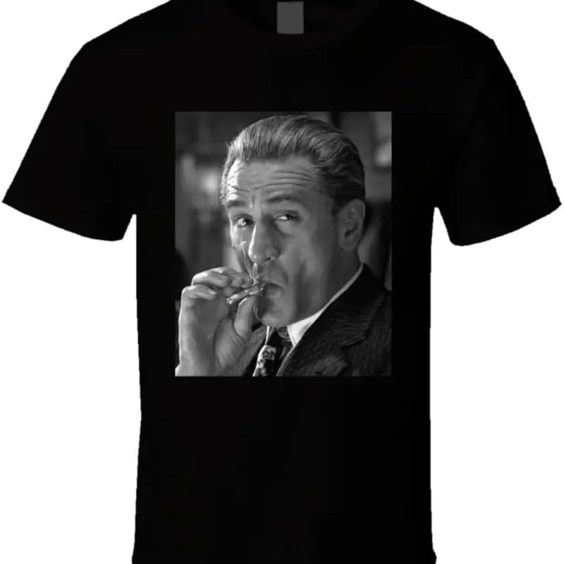 Goodfellas Jimmy Two Times Dead Stare Smoking Gangster Movie T Shirt Hoodie, Sweatshirt | WearSparks.com