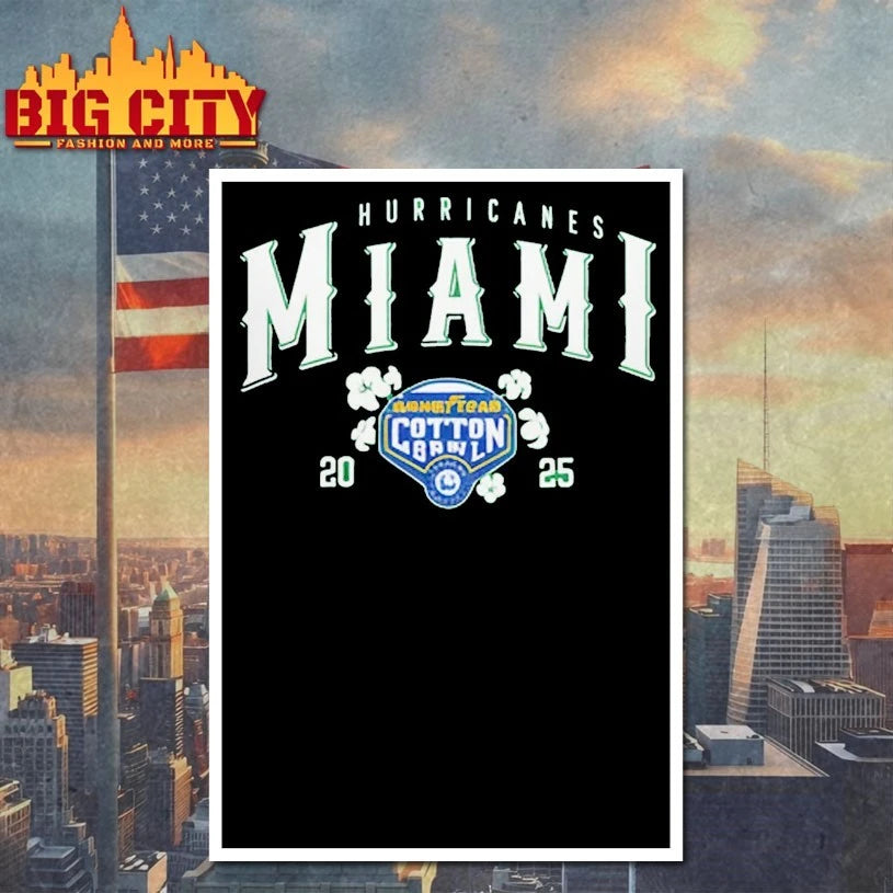Goodyear Cotton Bowl Classic Hurricanes Miami Football shirt