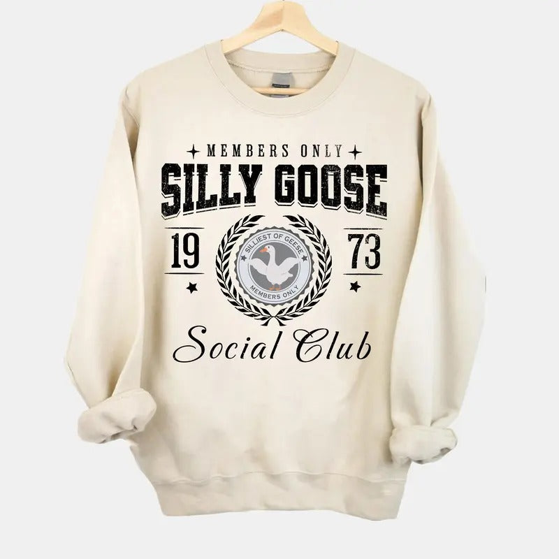 Goose Shirt, Goose Sweatshirt, Funny Silly Goose Shirt, Goose Lover, Goose Tshirt, Silly Goose Shirt Hoodie | WearSparks.com
