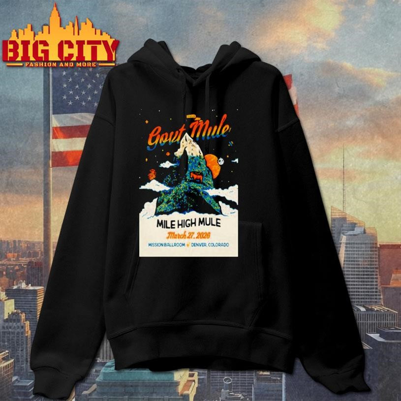 Govt Mule Event Denver Co On Mar 27 2026 Shirt