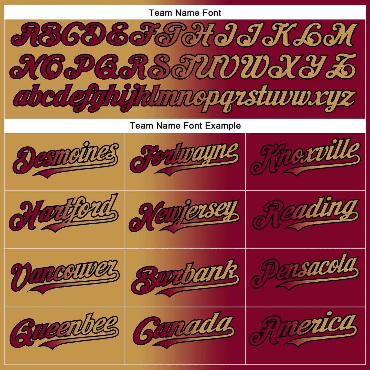 Custom Maroon Old Gold-Black Authentic Gradient Fashion Baseball Jersey