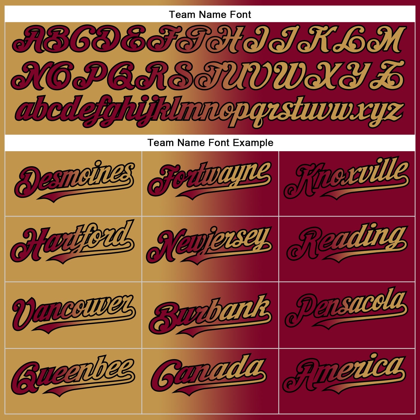 Custom Maroon Old Gold-Black Authentic Gradient Fashion Baseball Jersey