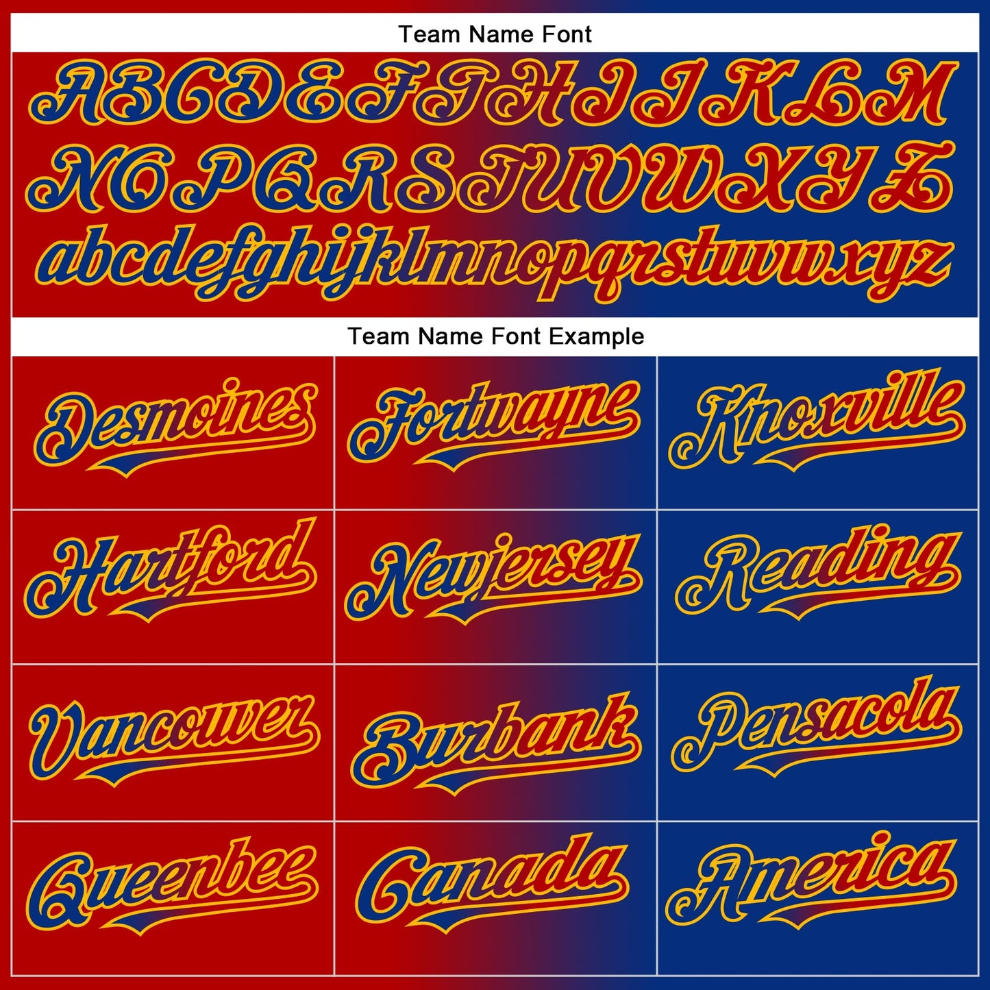 Custom Royal Red-Gold Authentic Gradient Fashion Baseball Jersey