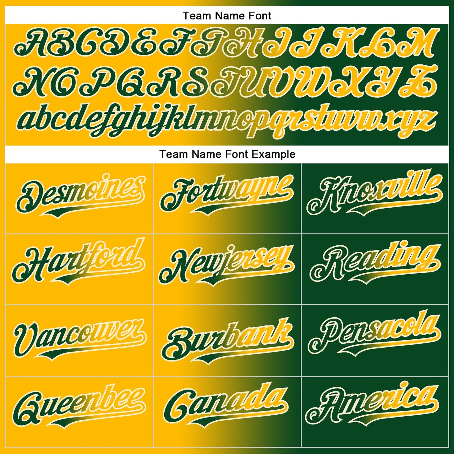 Custom Green Gold-Cream Authentic Gradient Fashion Baseball Jersey