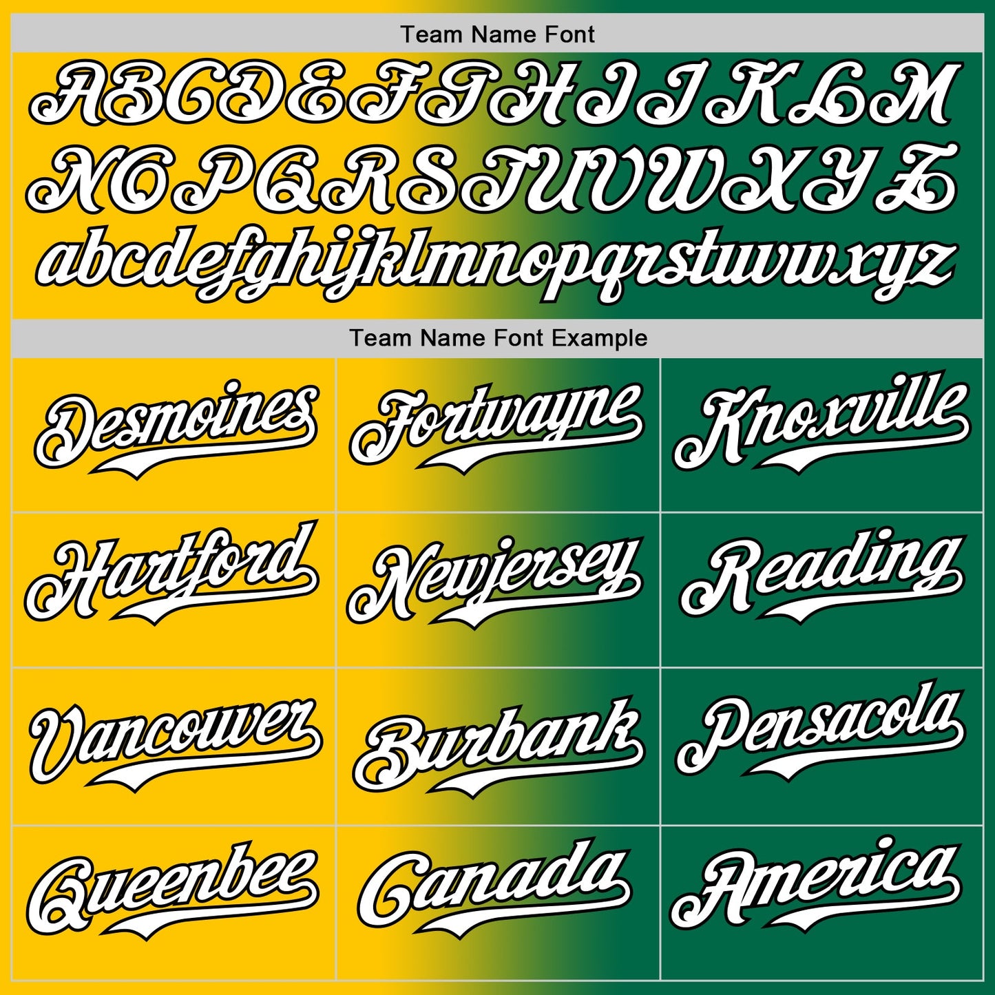 Custom Kelly Green White Yellow-Black Authentic Gradient Fashion Baseball Jersey