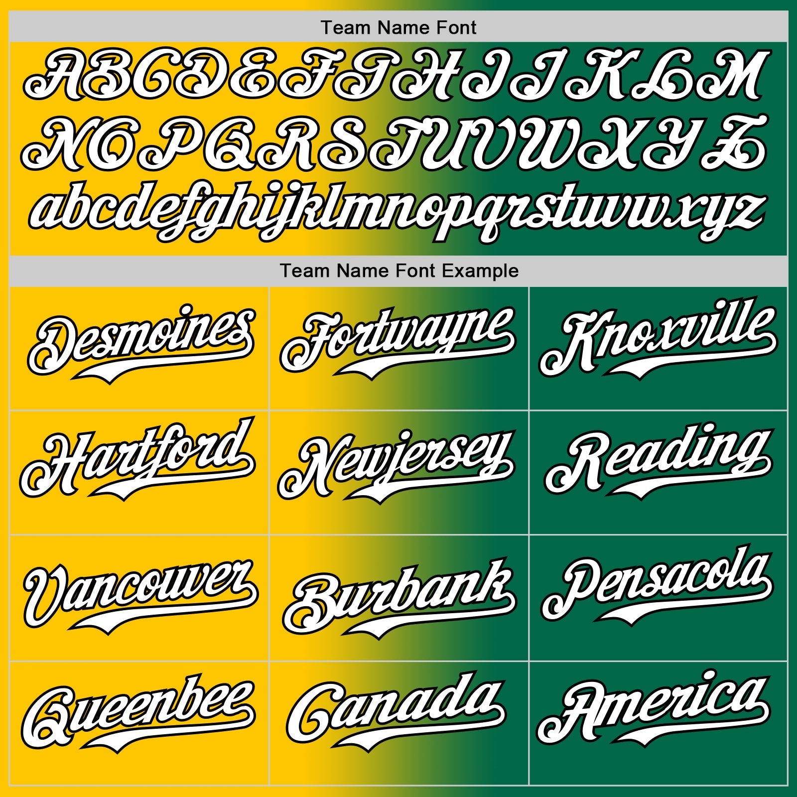 Custom Kelly Green White Yellow-Black Authentic Gradient Fashion Baseball Jersey