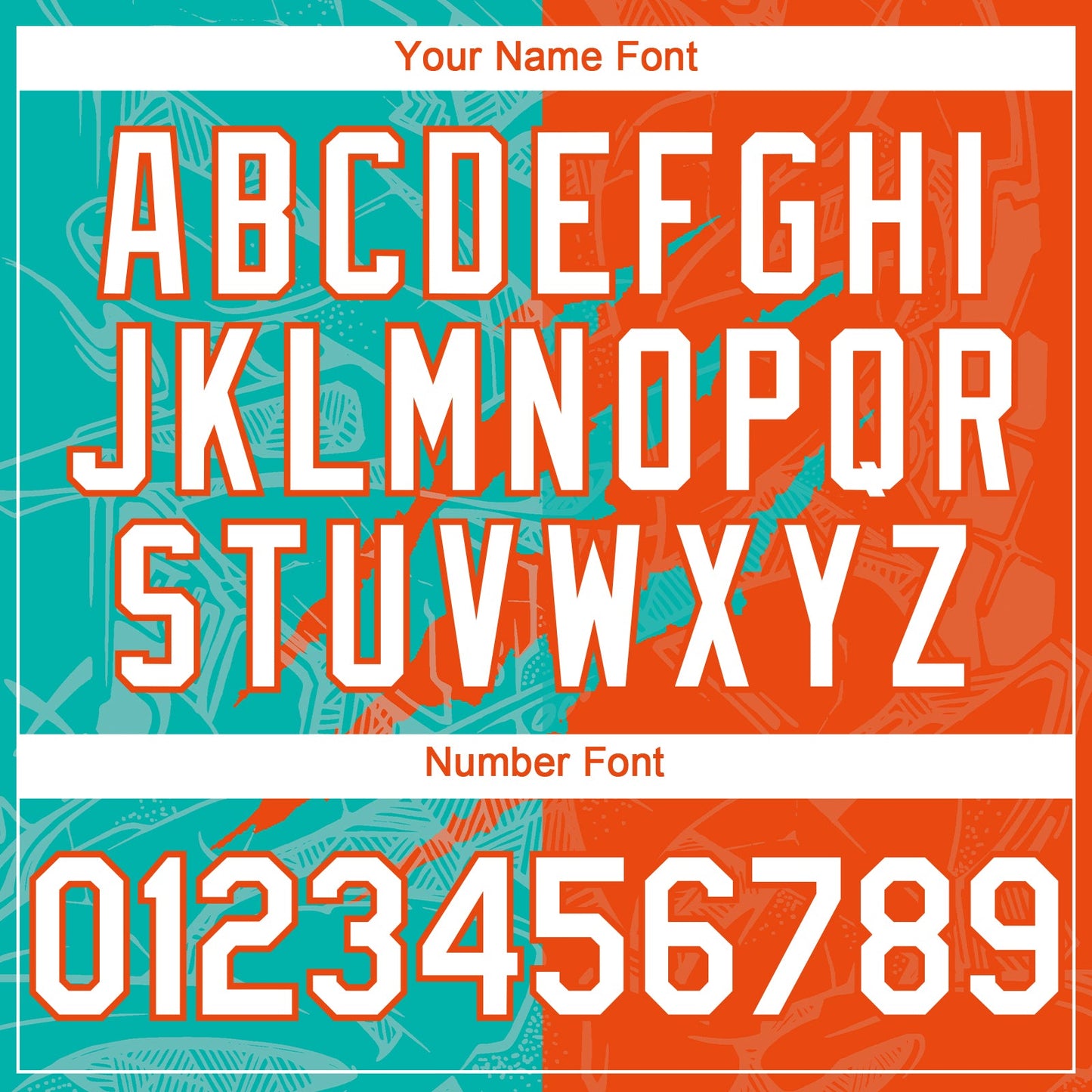 Custom Graffiti Pattern White Orange-Aqua 3D Scratch Authentic Baseball Jersey