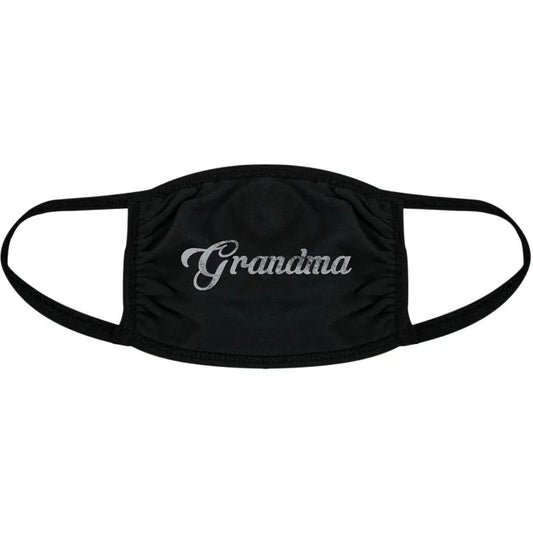 Grandma Face Mask Cute Grandparents Family Novelty Graphic Nose And Mouth Covering Funny Masks for Adults Funny Grandma ...