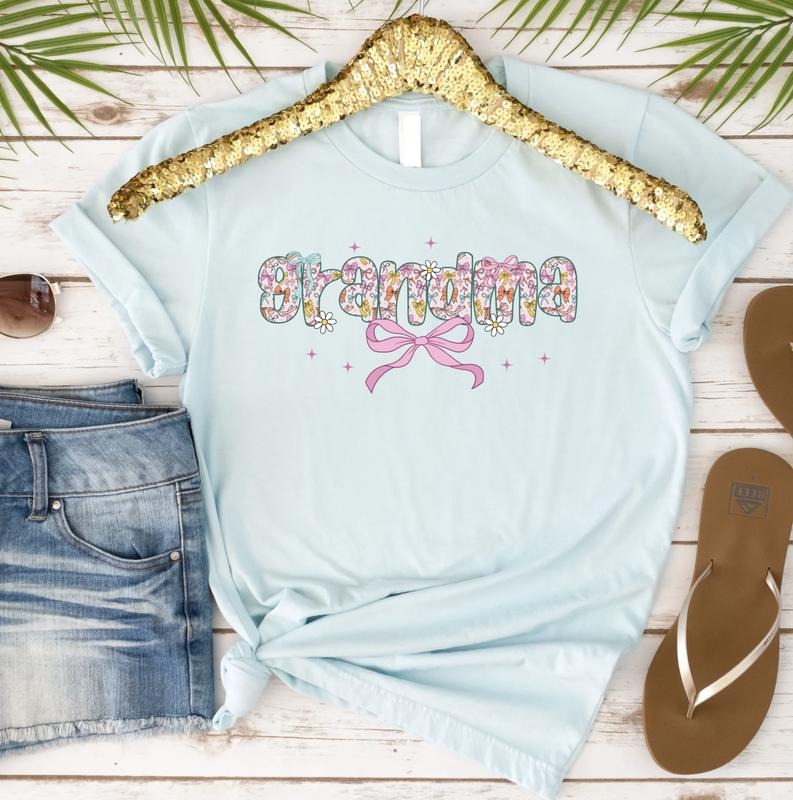Grandma with Bows T-shirt Hoodie, Sweatshirt | WearSparks.com