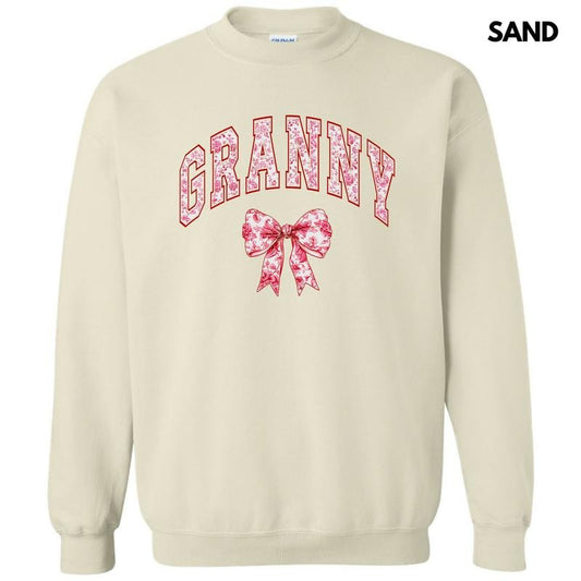 Granny Red Ginger Jar Florals Sweatshirt 'NLB' T-Shirts, Hoodie | WearSparks.com
