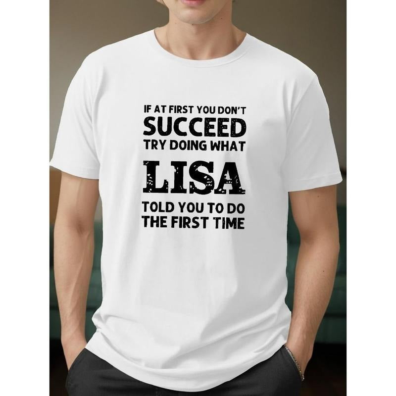 Graphic Print T-Shirt for Men