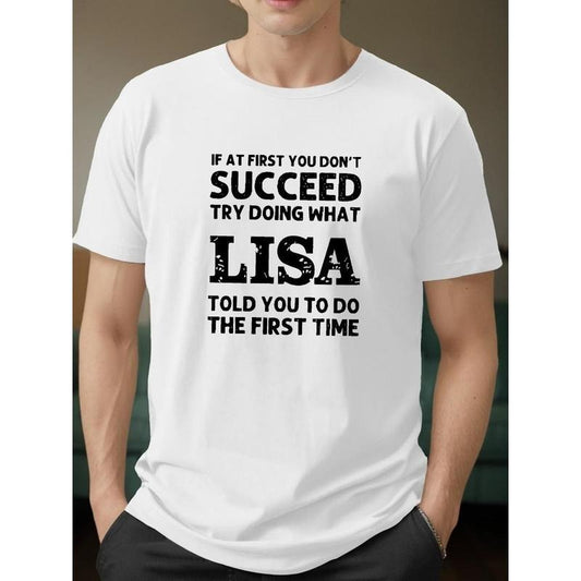 Graphic Print T-Shirt for Men