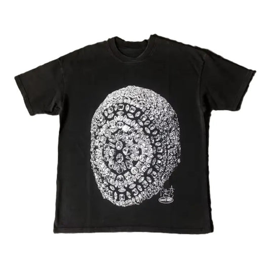 Graphic Skull Design T-Shirt, Artistic Black Tee, Casual Unisex Cotton Shirt, Unique Streetwear, Gift for Art Lovers,...