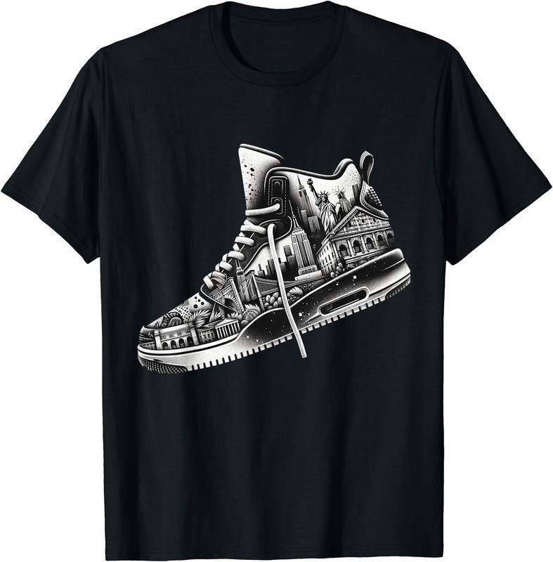 Graphic Tee for Men | NY Sneaker Men's Shirt T-Shirt | Unisex Cotton Tee Gift, Crewneck, Short Sleeve Hoodie, Sweatshirt