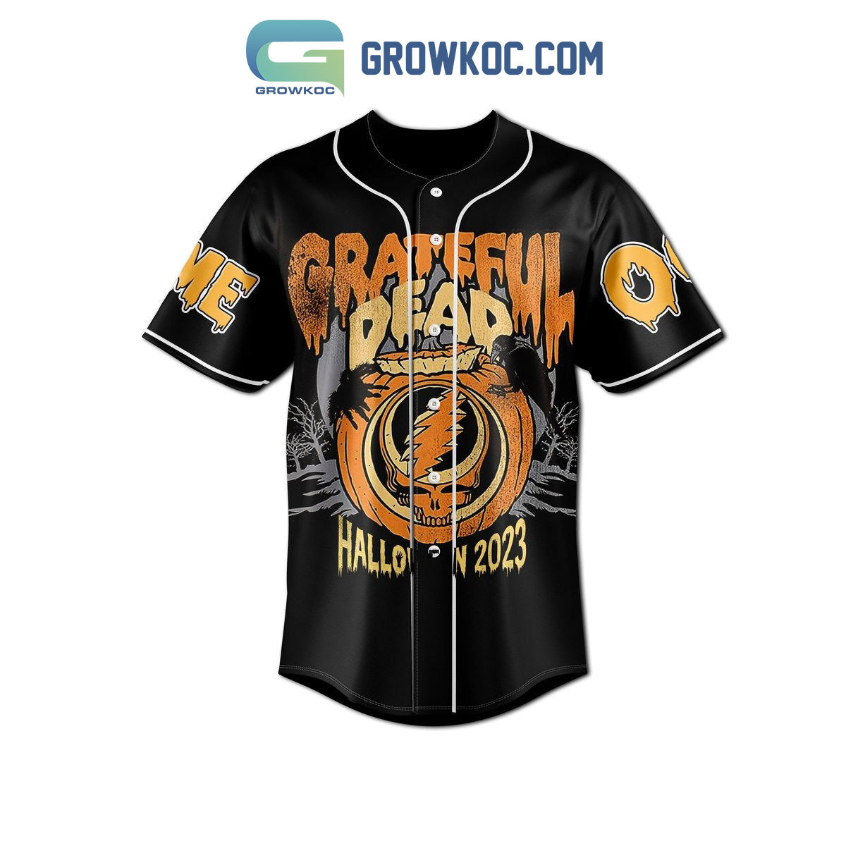 Grateful Dead Halloween 2023 Berkeley Community Theatre Personalized Baseball Jersey