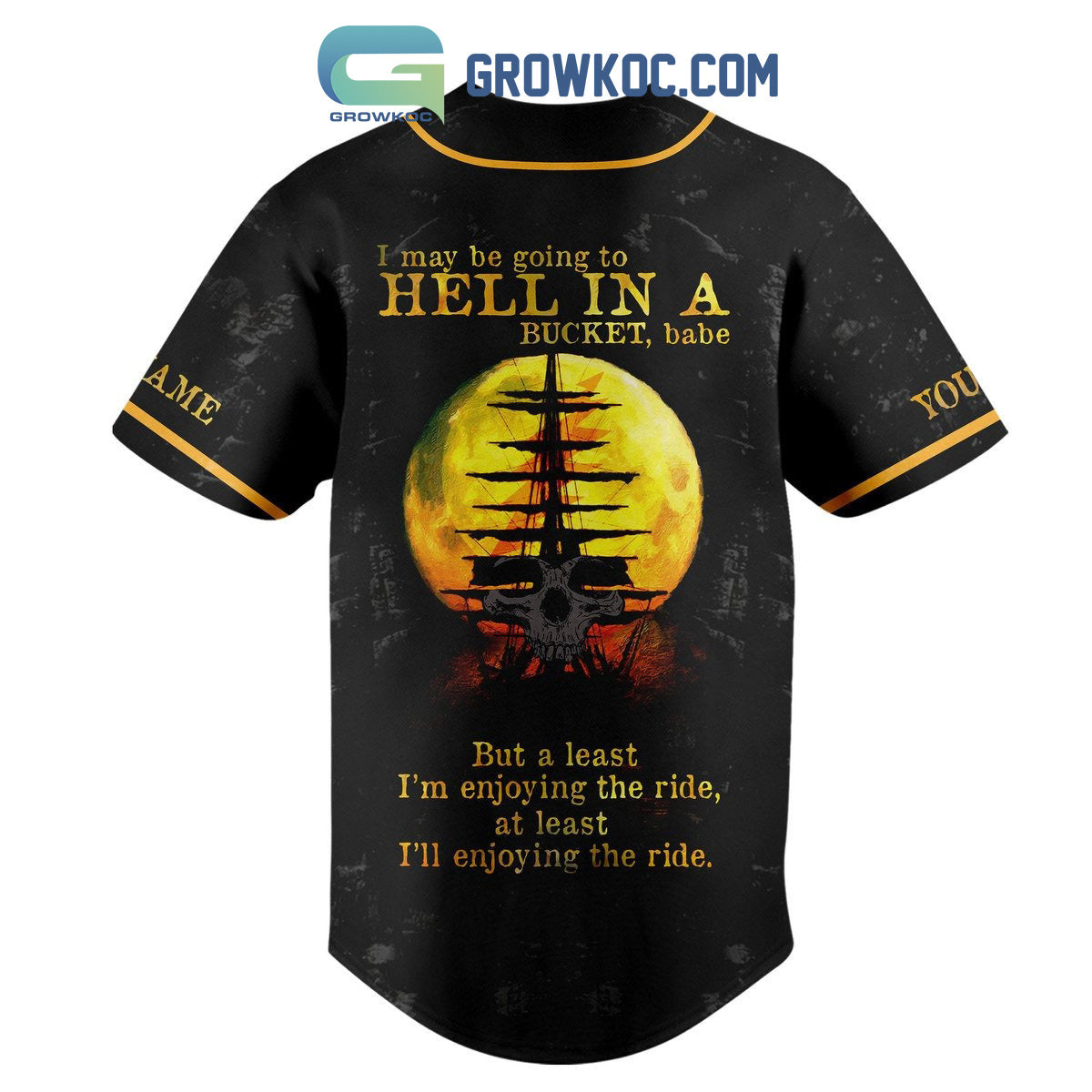 Grateful Dead Happy Halloween Personalized Baseball Jersey