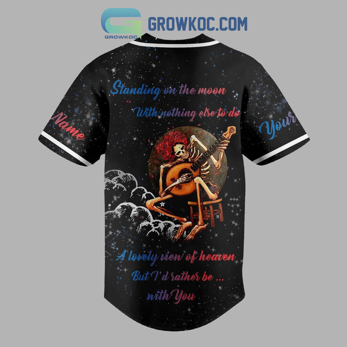 Grateful Dead You Don’t Know How Easy It Is So Live You Personalized Baseball Jersey