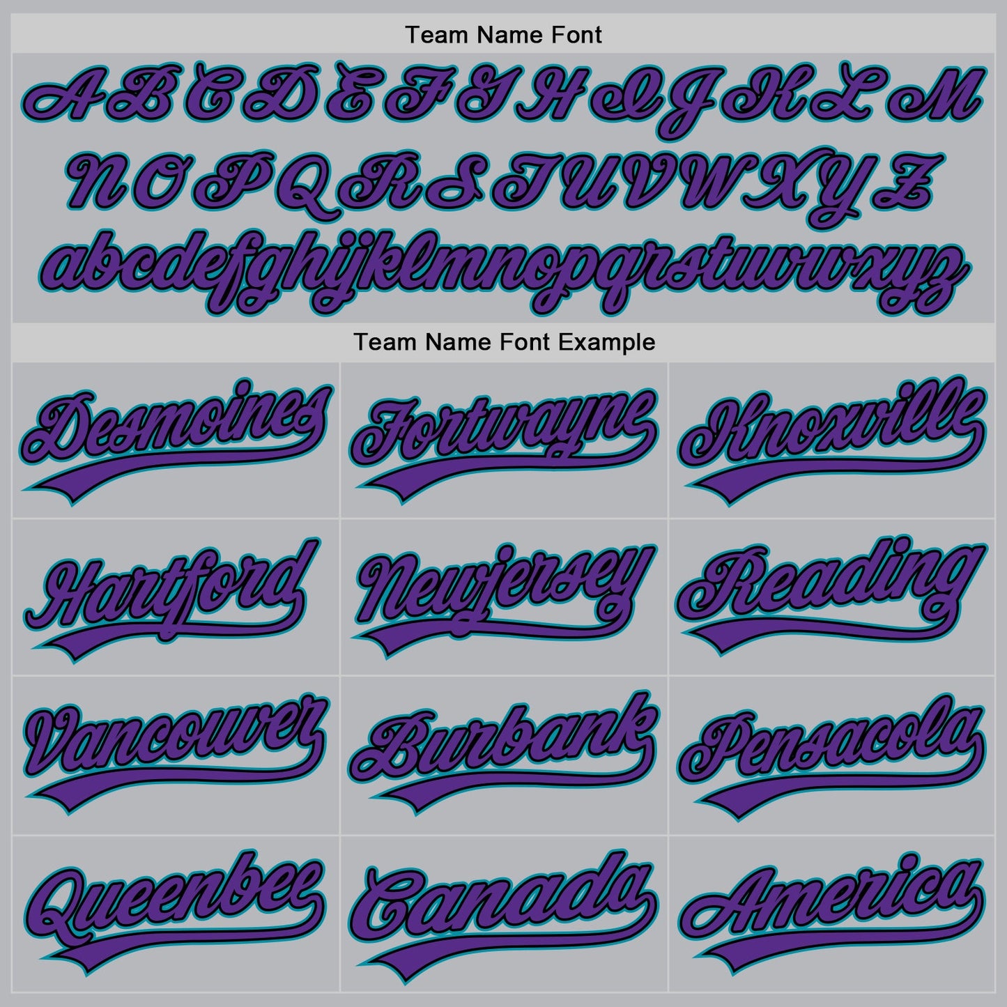 Custom Gray Purple Black-Teal Authentic Throwback Baseball Jersey