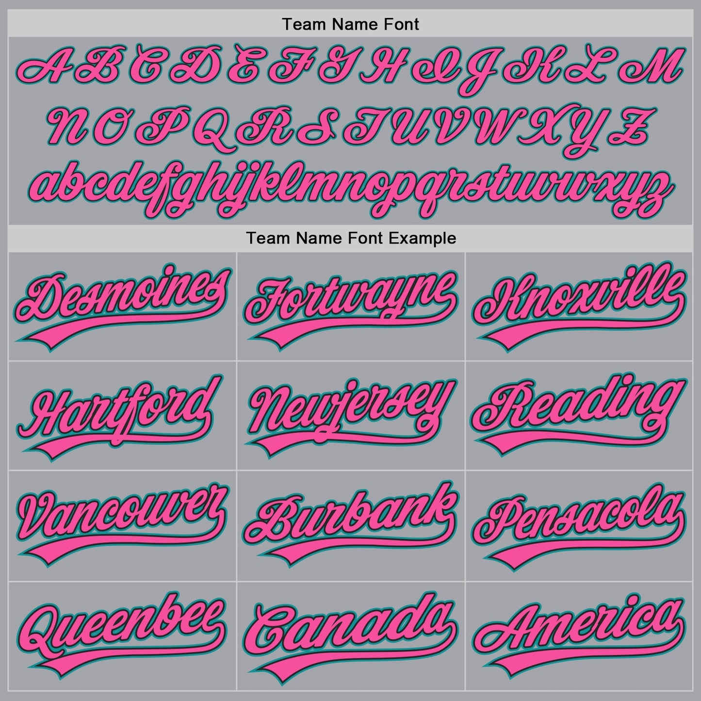 Custom Gray Teal Black-Pink Authentic Baseball Jersey