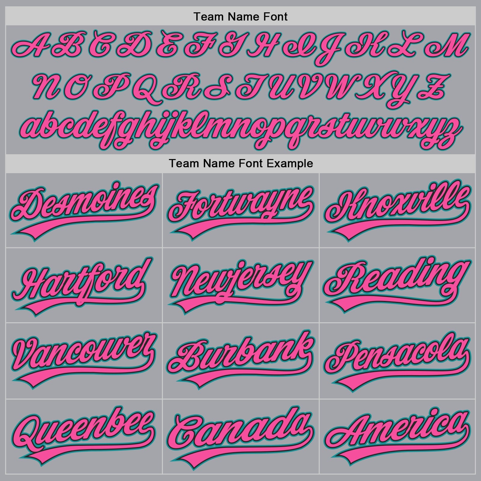 Custom Gray Teal Black-Pink Authentic Baseball Jersey