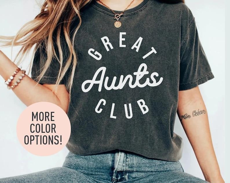 Great Aunts Club Shirt, Great Aunts Shirt, Favorite Aunt Shirt, Great Aunt Gift