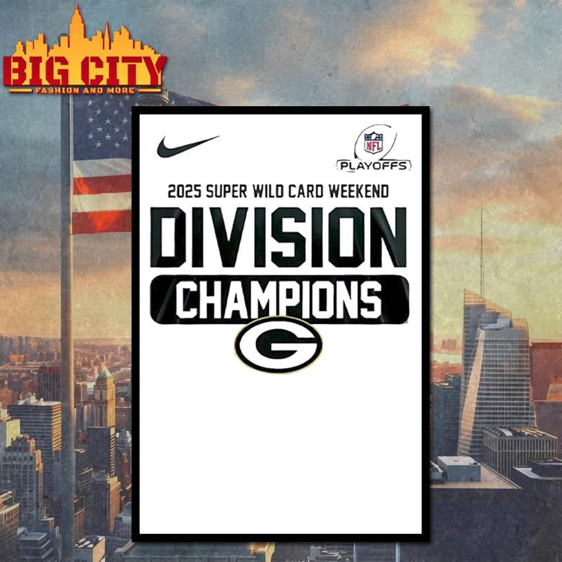 Green Bay Packers 2025 Super Wild Card Weekend Division Champions Shirt