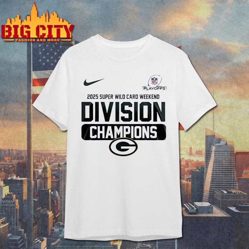Green Bay Packers 2025 Super Wild Card Weekend Division Champions Shirt