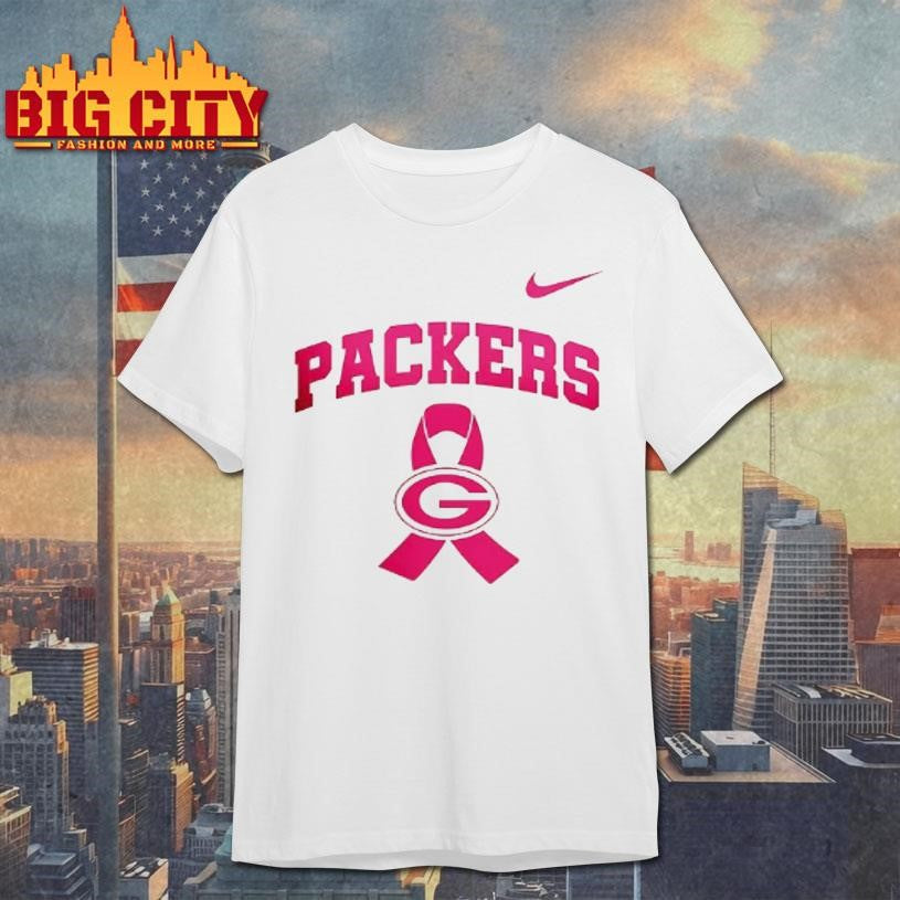 Green Bay Packers Cancer Awareness Never Ever Giving Up Hope Shirt