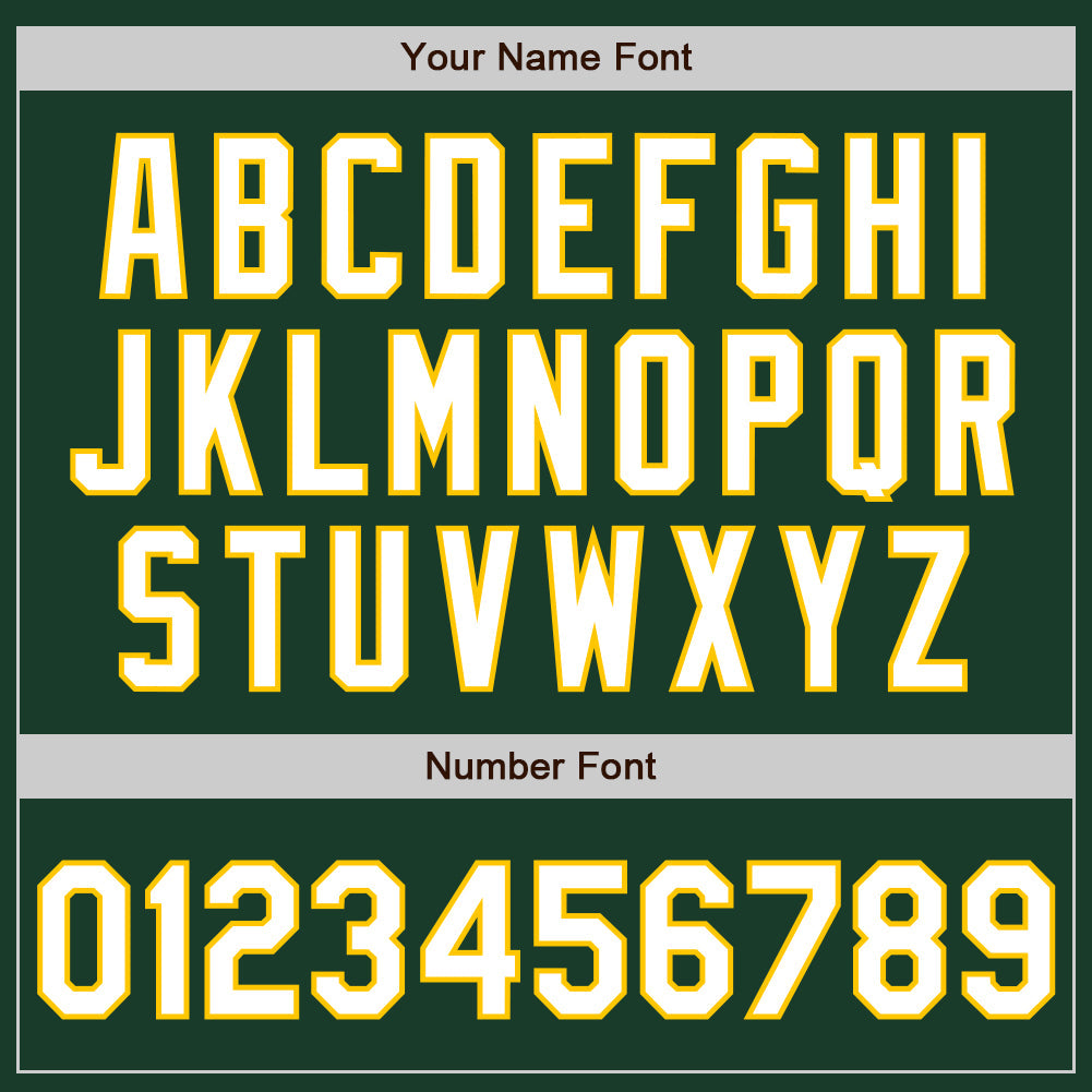 Custom Green White Pinstripe White-Gold Authentic Baseball Jersey T-Shirts, Hoodie, Sweatshirt | WearSparks.com (Image 5)