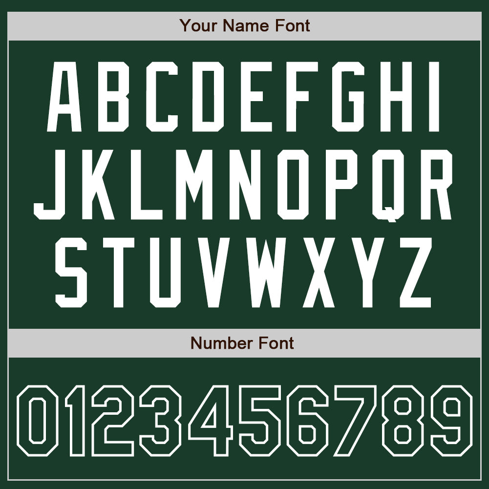 Custom Green White Authentic Baseball Jersey