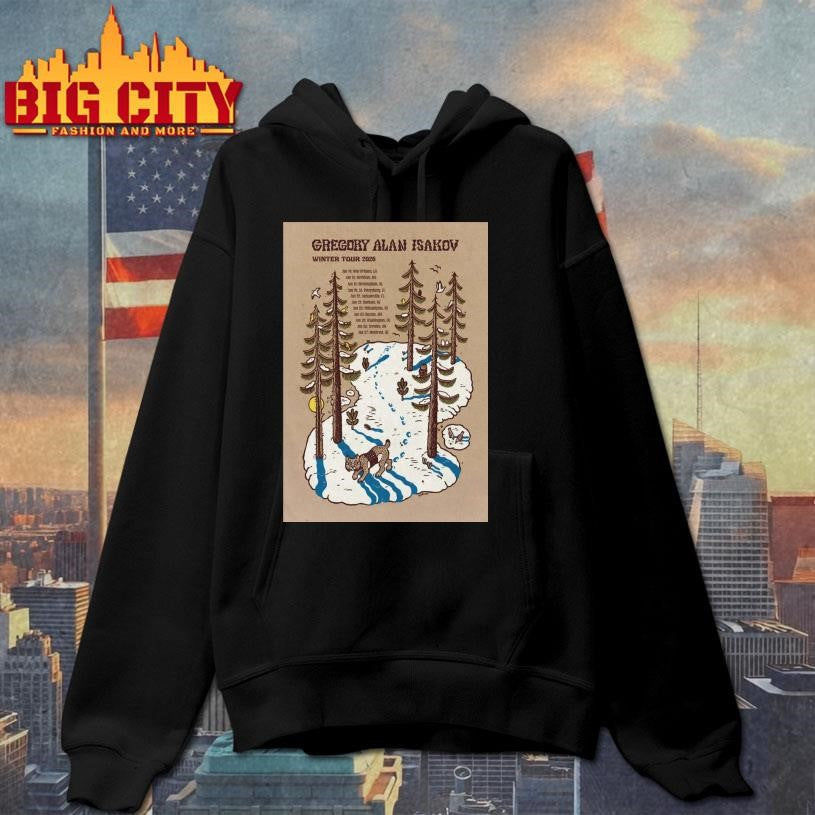 Gregory Alan Isakov Winter Tour 2026 Poster Shirt