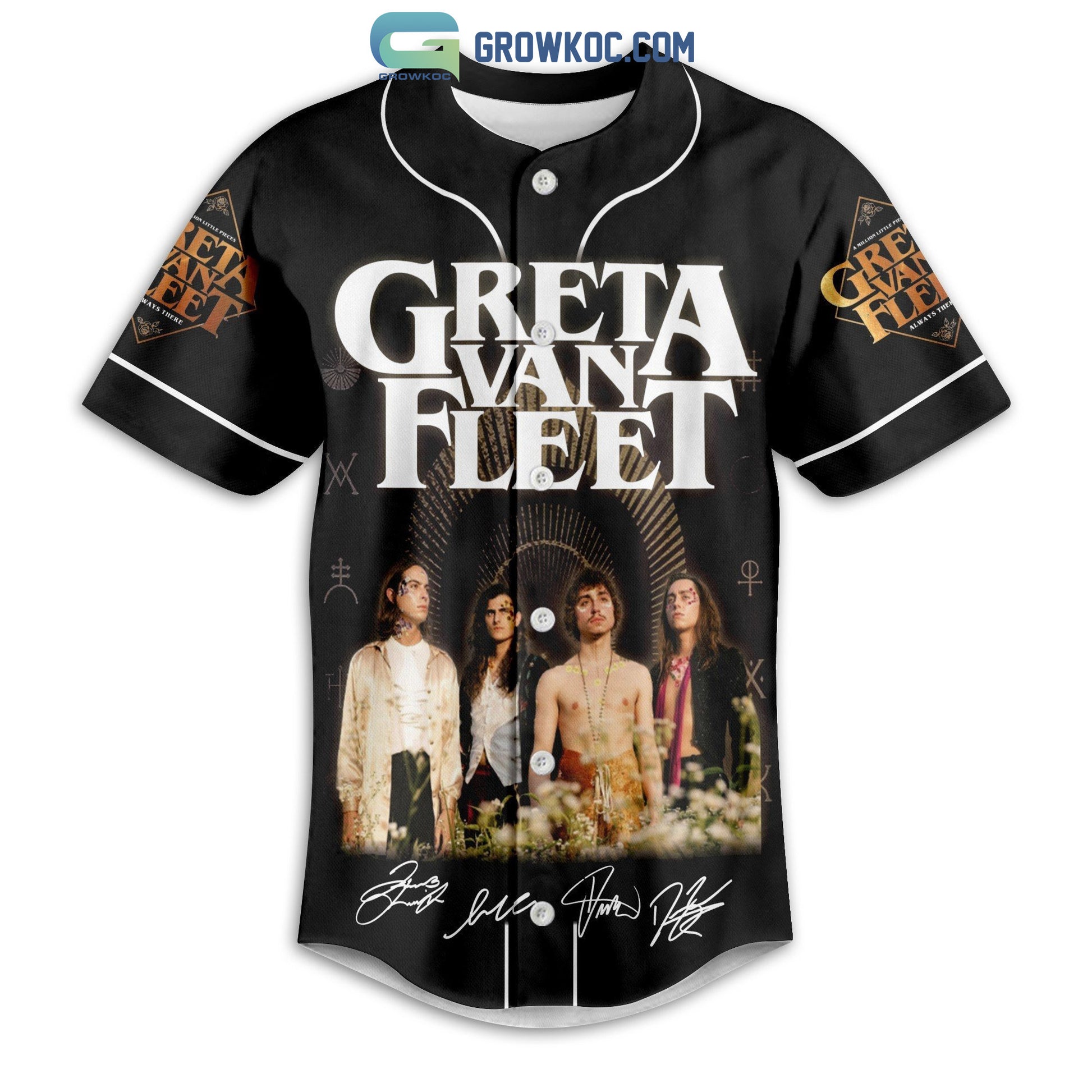 Greta Van Fleet The 2023 Starcatcher Tour Baseball Jersey