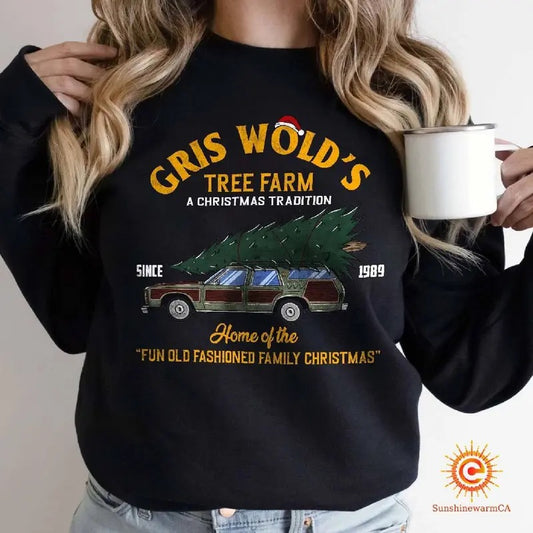 Gris Wold's Tree Farm A Christmas Tradition Shirt, Home Of The Fun oldd Fashioned Family Christmas Shirt, Christmas...