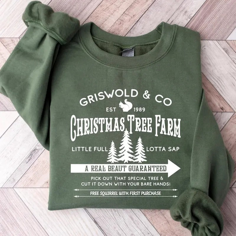 Griswold Christmas Sweatshirt tshirt, Griswold Christmas Tree Farm, Griswold Christmas Shirt, Christmas Vacation Shirt,...