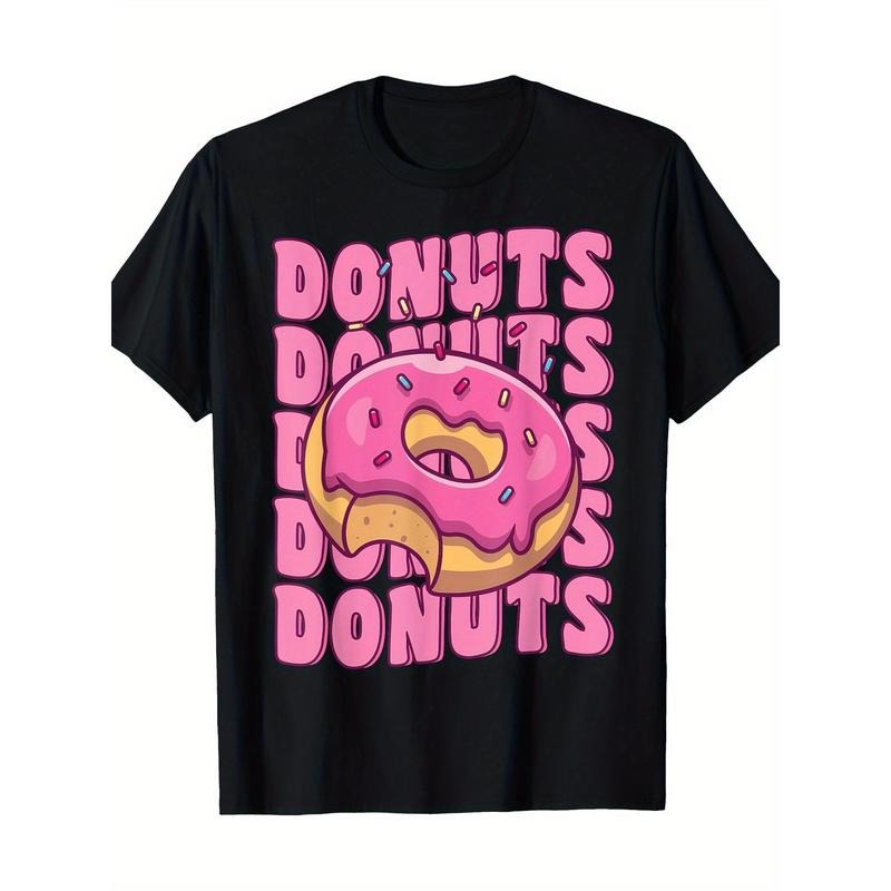 Groovy Pink Donut Squad Sprinkles Donut Lover Matching Donut T-Shirt-100% Cotton 220g made in usa Hoodie, Sweatshirt