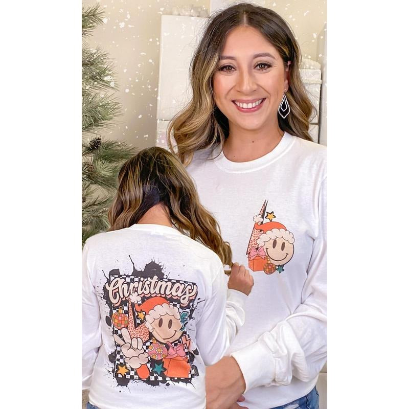 Groovy T2D Christmas Graphic Long Sleeve T-Shirt Hoodie, Sweatshirt | WearSparks.com