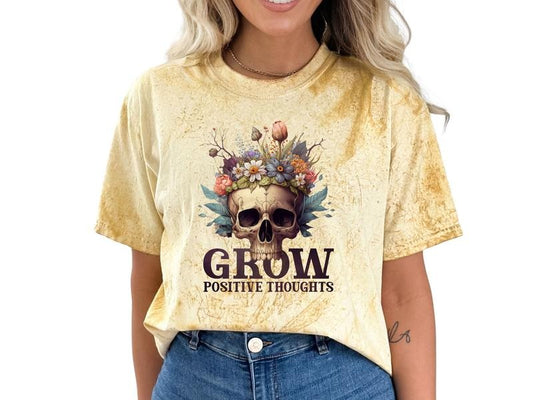 Grow Positive Thoughts T-Shirt for Women, Mental Health Shirts, Positive Affirmation T-Shirt for Men & Women Hoodie,...