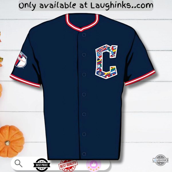 Guardians Hispanic Heritage C Noche Latina Baseball Jersey Shirt Giveaway August 15 2025