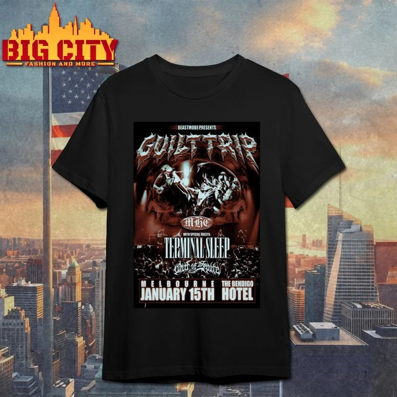 Guilt Trip 1.15.2026 Collingwood VIC Poster shirt