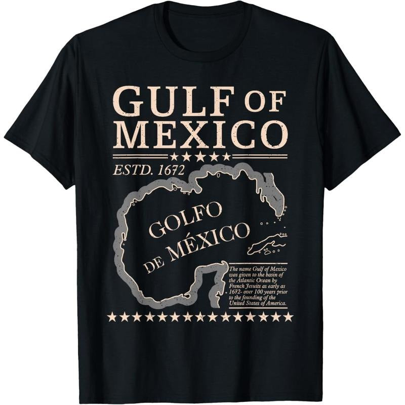 Gulf Of Mexico 1672 Historic Map Coastal History T-Shirt made in usa Hoodie, Sweatshirt | WearSparks.com