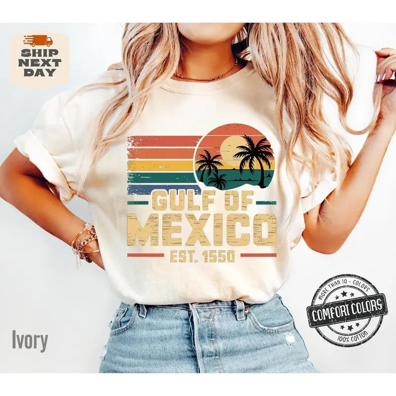 Gulf of Mexico Est 1550 Shirt, Vintage Gulf of Mexico Since 1550Shirt, Gulf of Mexico Shirt Hoodie, Sweatshirt