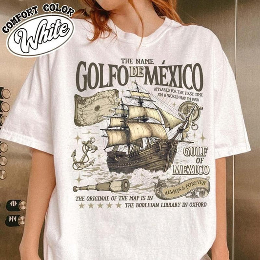 Gulf of Mexico Forever Shirt, Gulf of Mexico T Shirt, Gulf of Mexico Shirt, Gulf of Mexico Name Origin 1550, Historical...