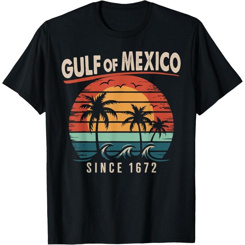 Gulf of Mexico Shirt Vintage Gulf Of Mexico Since 1672 T-Shirt made in usa Hoodie, Sweatshirt | WearSparks.com