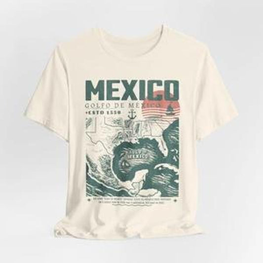 Gulf of Mexico Shirt, Golfo de México 1550 Retro Vintage Art Shirt, Vacation Mexico Shirt, Gulf of Mexico, Gulf of Mexico...