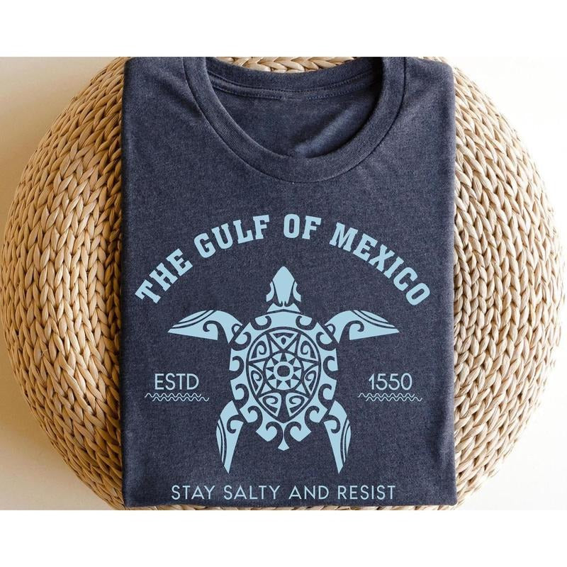 Gulf of Mexico Stay Salty Resistance T Shirt, Resist Shirt, Anti Trump Shirt, Democrat Shirt, Democrat Gift Shirt Hoodie,...