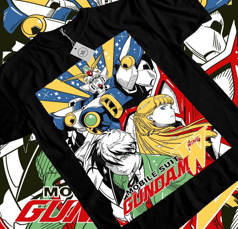 Gundam Wing T-Shirt S-4XL Japanese Anime Tshirt Manga Shirt Graphic Art Tshirt S-4XL Hoodie, Sweatshirt | WearSparks.com