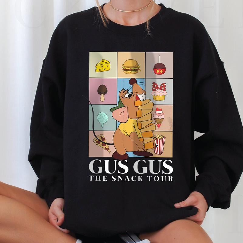 Gus Gus The Snack Tour T-Shirt, Mouse Friends Shirt, Snack Shirt, Gus Gus T-Shirt Hoodie, Sweatshirt | WearSparks.com