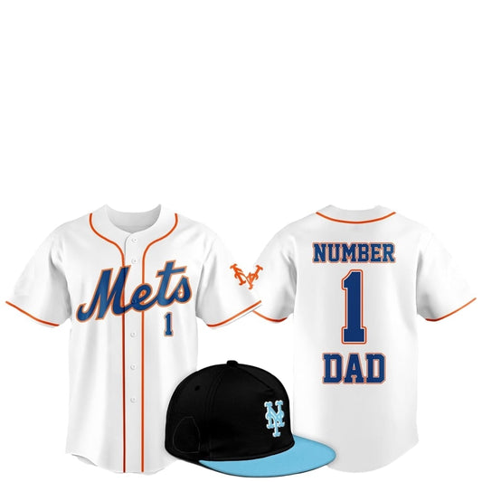2025 New York Mets Father Day Number 1 Dad Baseball Jersey - Grishko.com T-Shirts, Hoodie, Sweatshirt | WearSparks.com